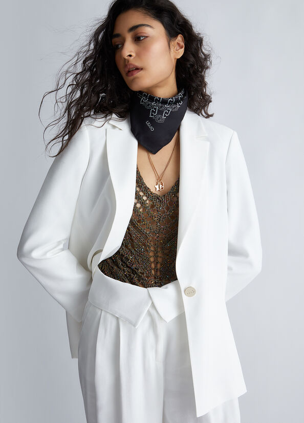 Blazer con spacchetti laterali