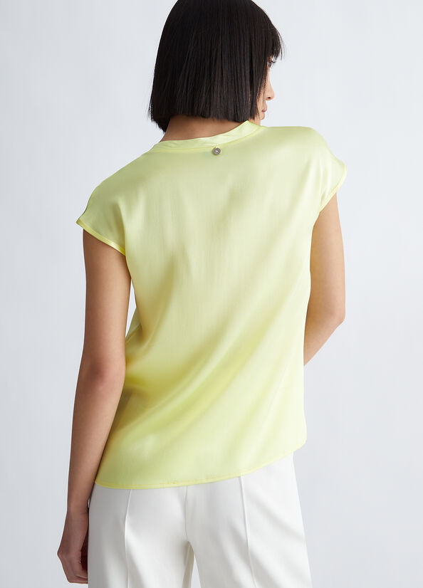 Blusa in misto seta