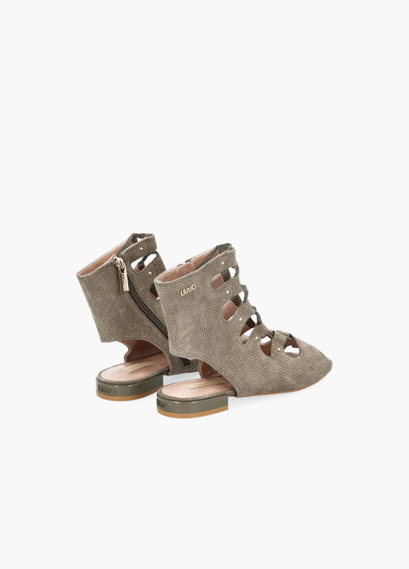 Sandali gladiatore con cut out
