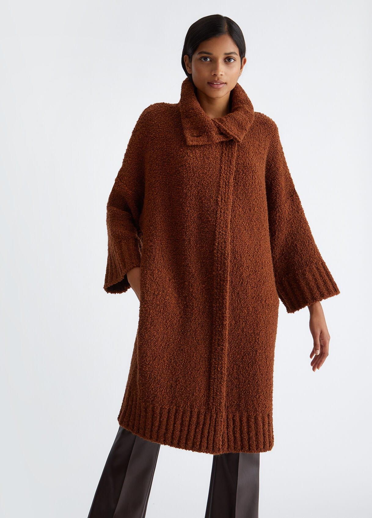 Bouclé coat