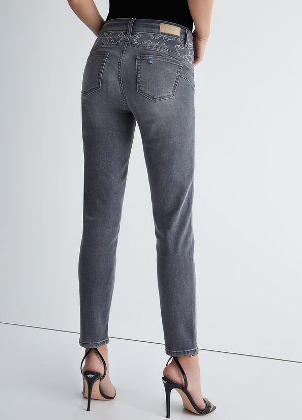 Jeans skinny bottom up