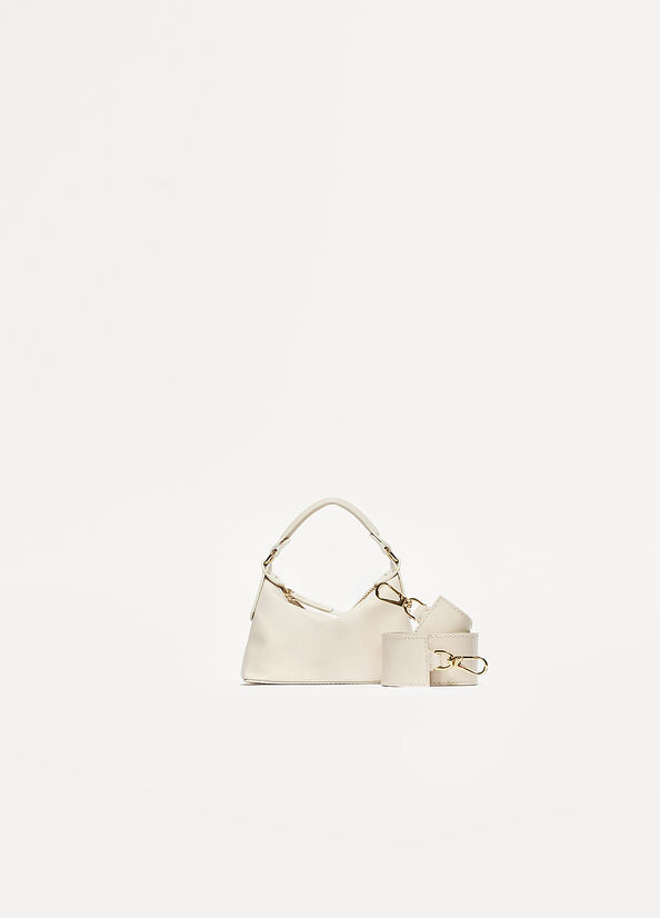 Micro borsa hobo in vernice