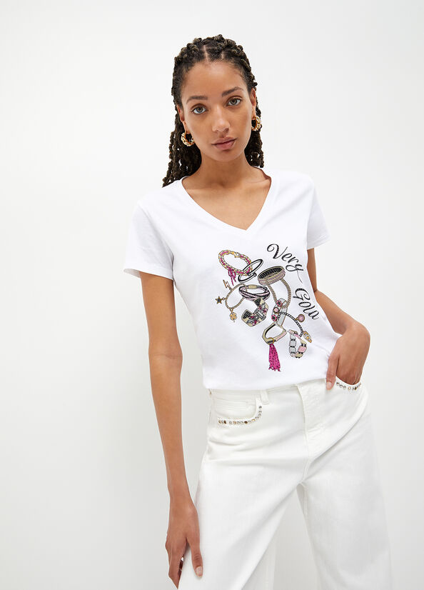 T-shirt ecosostenibile con stampa