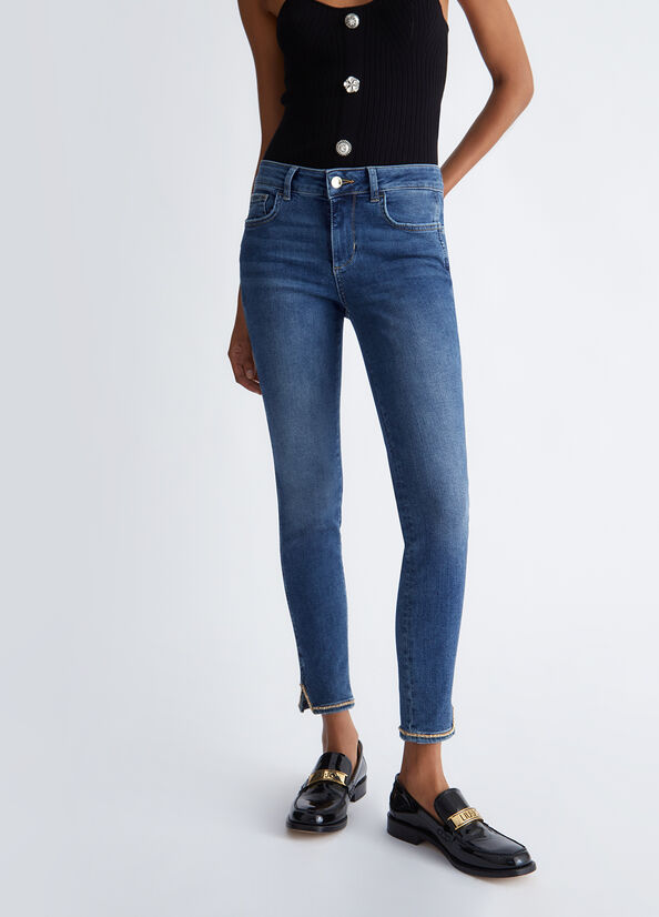 Jeans skinny bottom up