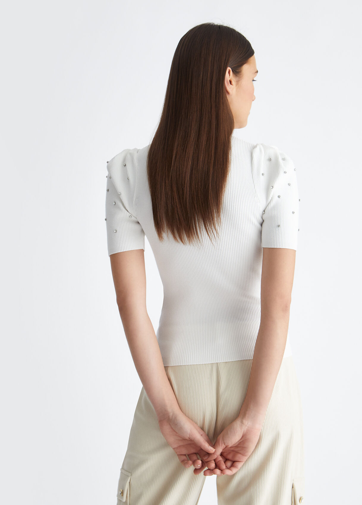 Liu Jo Better jumper with rhinestones