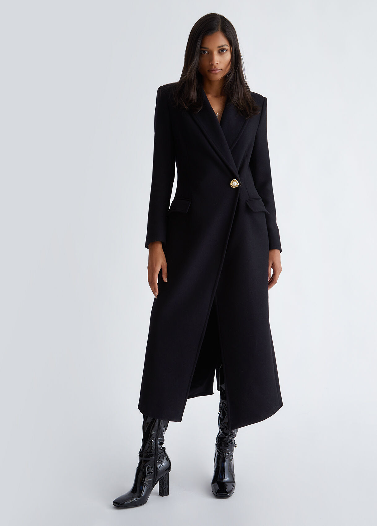 Long black coat