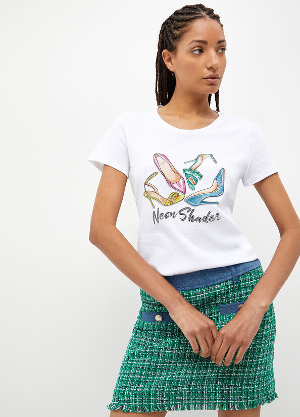 T-shirt con stampa Shiny Shoes