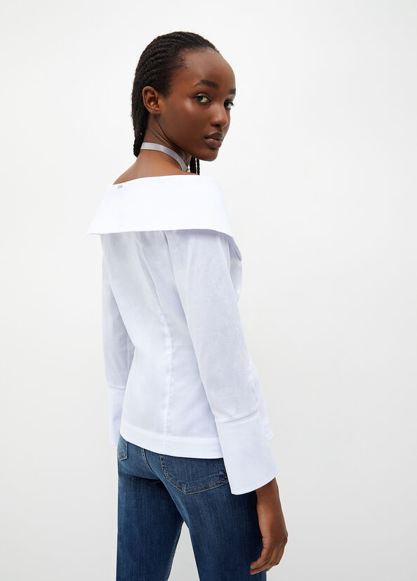 Blusa in popeline