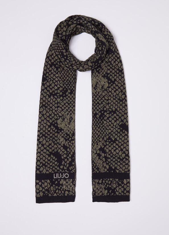 Sciarpa jacquard ecosostenibile