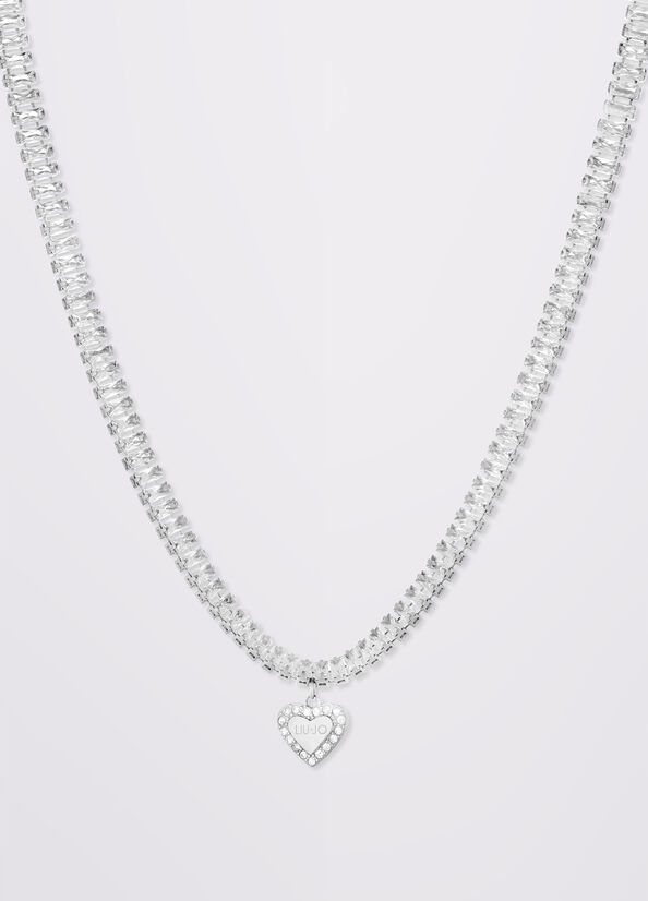 Collana con charm cuore