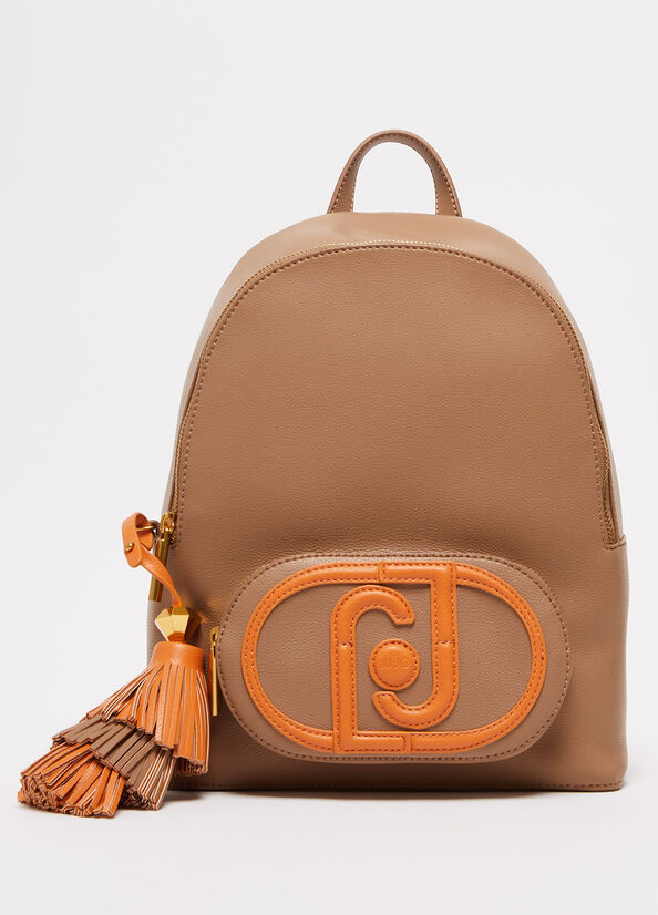 Zaino con logo e charm