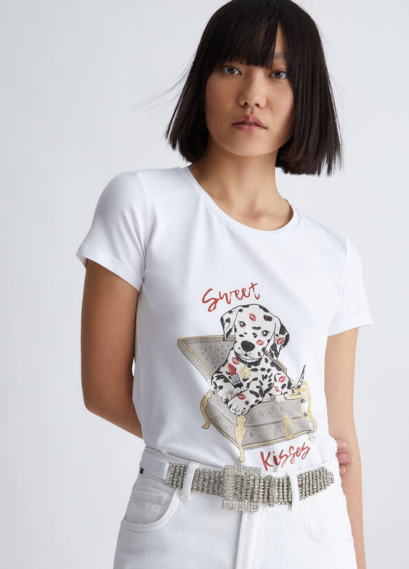 T-shirt con stampa