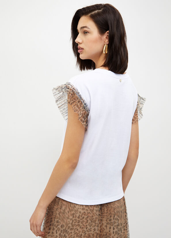 T-shirt con motivo animalier