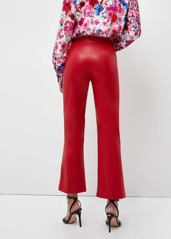 Pantaloni in tessuto spalmato