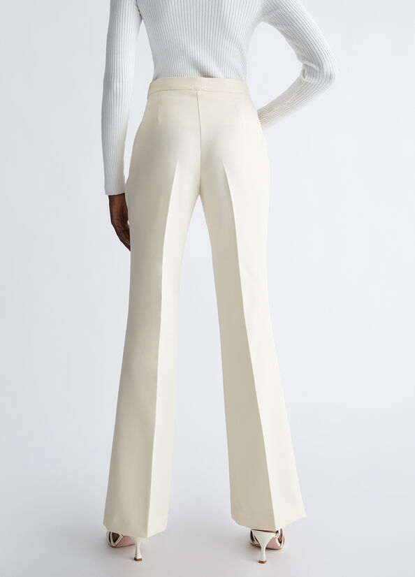 Pantaloni flare stretch