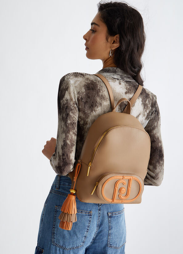 Zaino con logo e charm