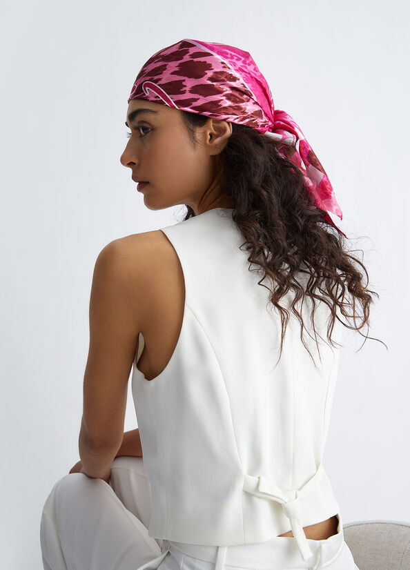 Foulard ecosostenibile con cuori