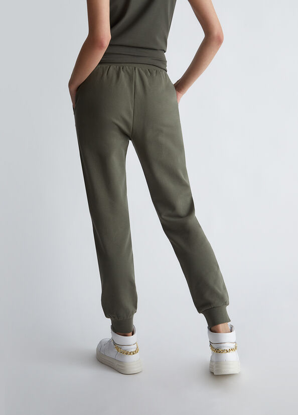 Pantaloni jogging con strass