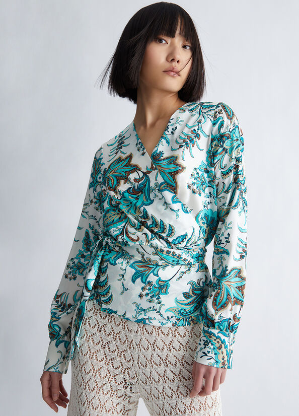 Blusa paisley ecosostenibile