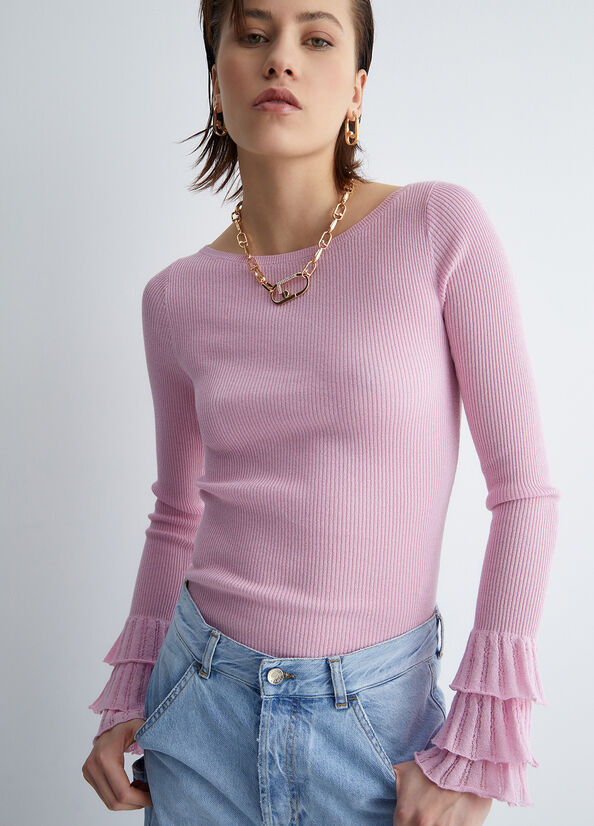 Maglia rosa ecosostenibile