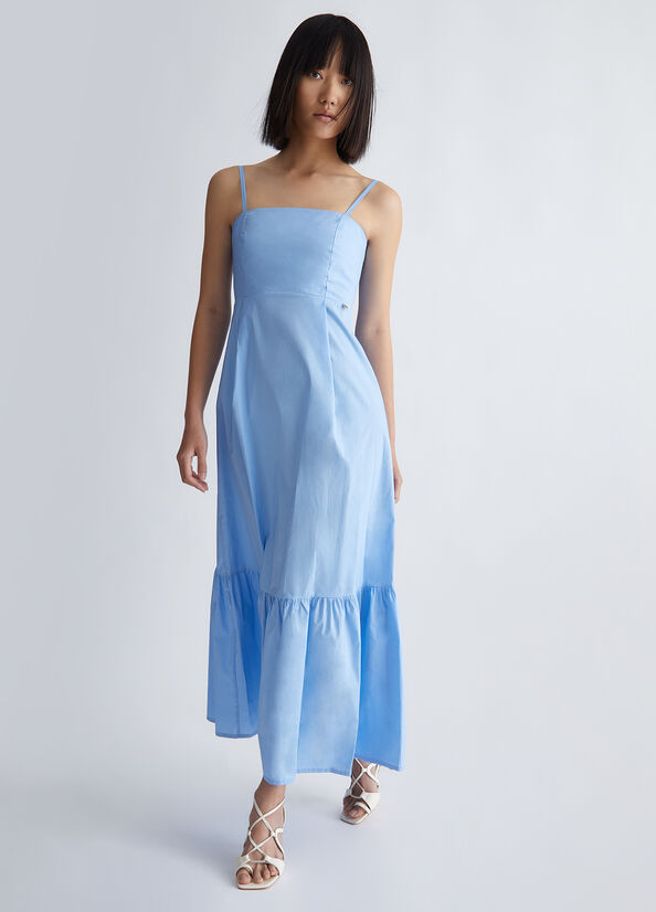 Vestito lungo estivo con fiocco