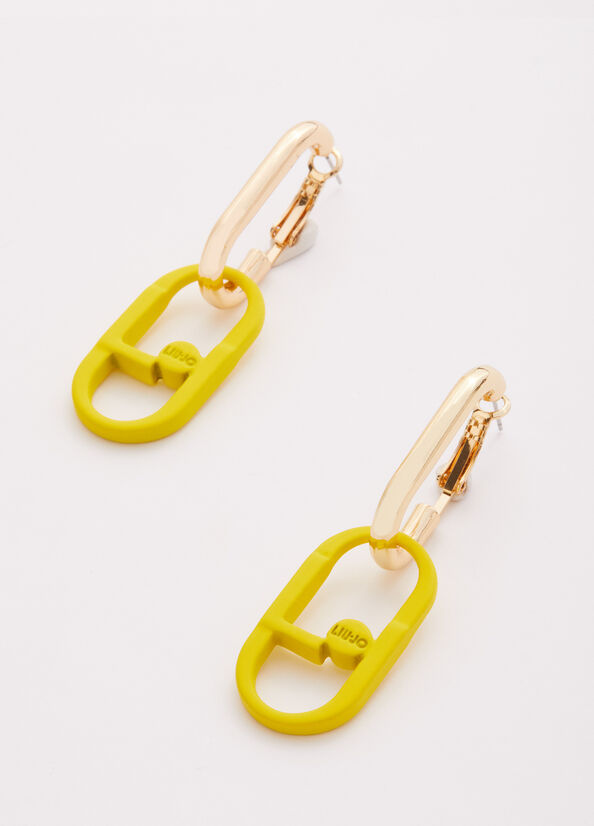 Orecchini pendenti con monogram