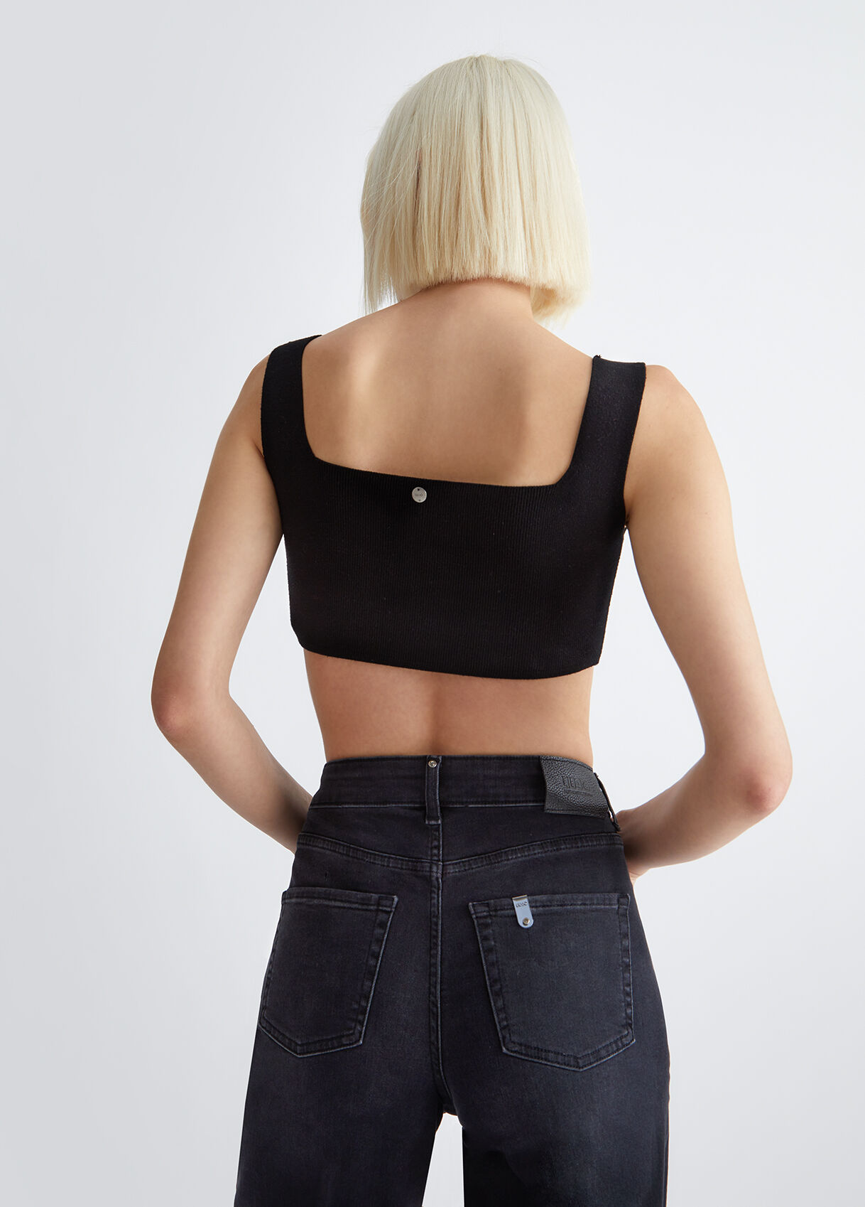 Knit bralette top