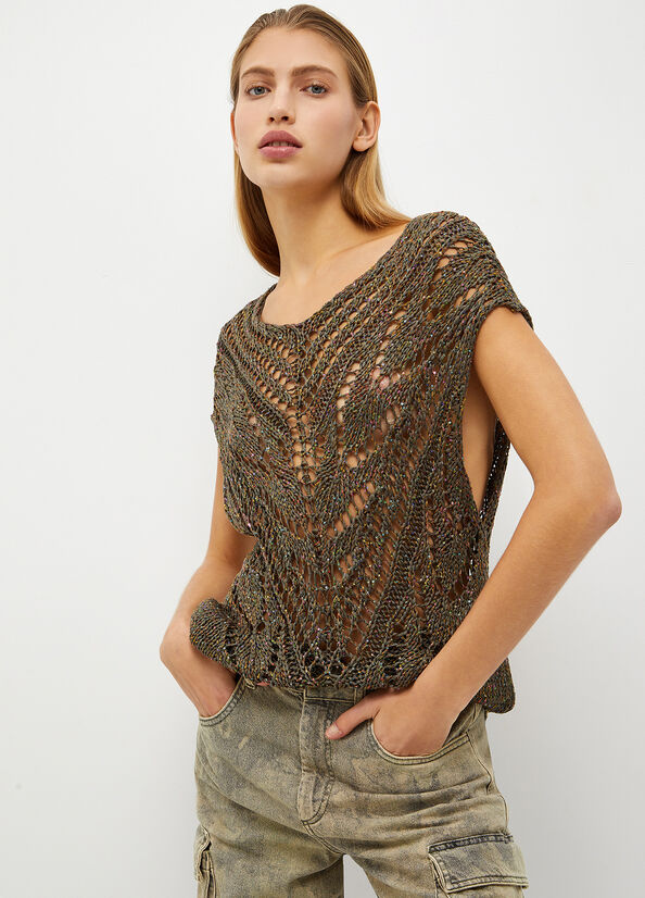 Pullover verde military
