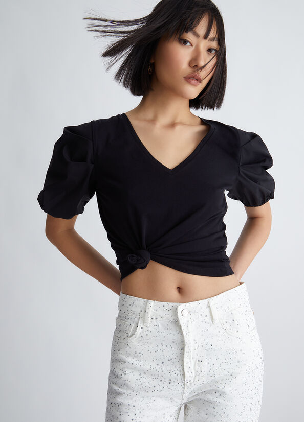 T-shirt in jersey di cotone
