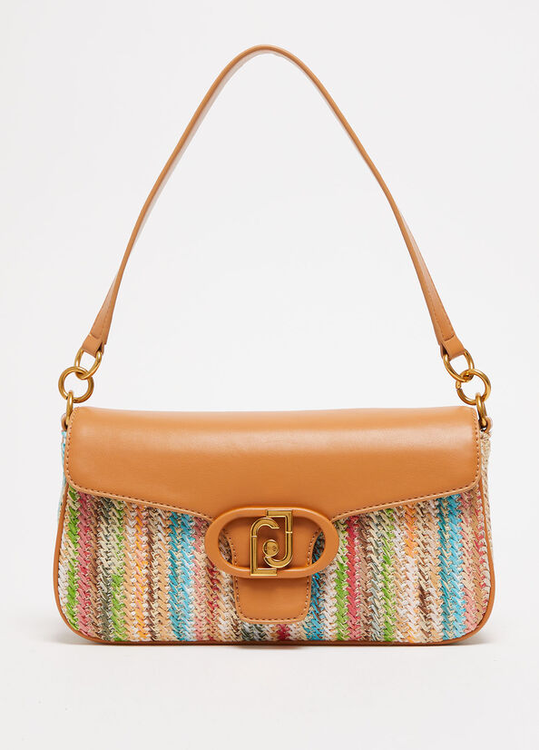 Borsa a spalla intrecciata