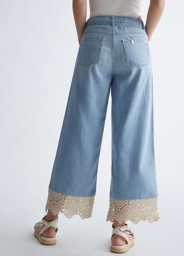 Jeans cropped ecosostenibile