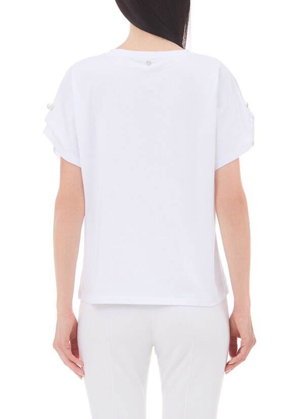 T-shirt bianca ecosostenibile