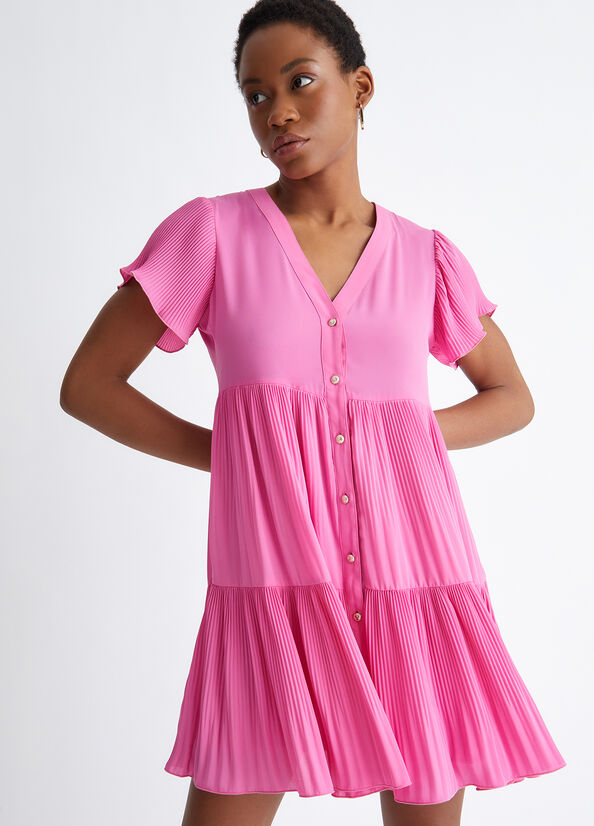Vestito plissé in georgette