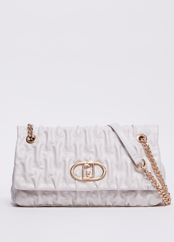 Borsa a mano effetto goffrato