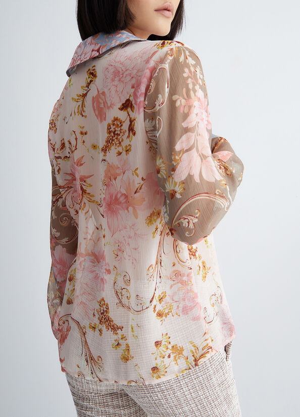 Camicia floreale ecosostenibile