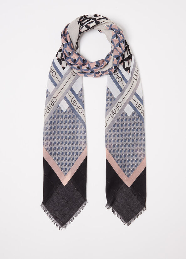Foulard ecosostenibile con stampa