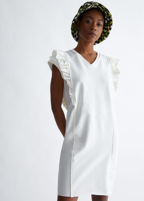 Vestito ecosostenibile con rouches