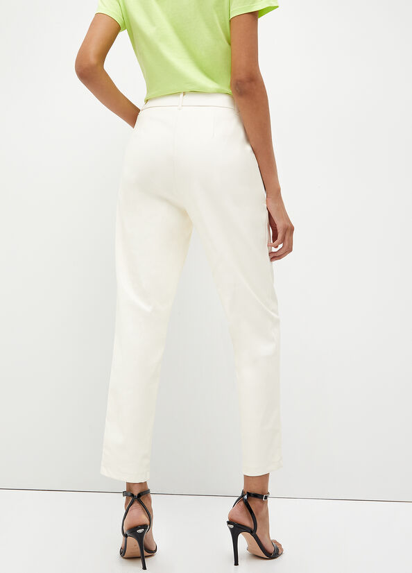 Pantaloni in tessuto spalmato
