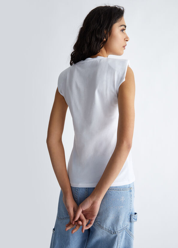T-shirt con ricamo