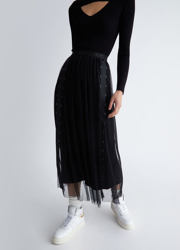 Gonna lunga in tulle