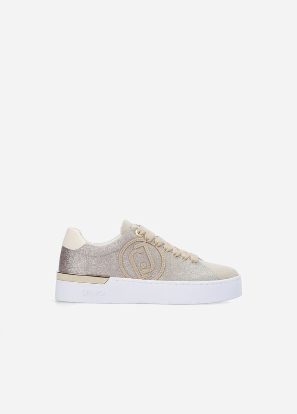 Sneakers con glitter all over