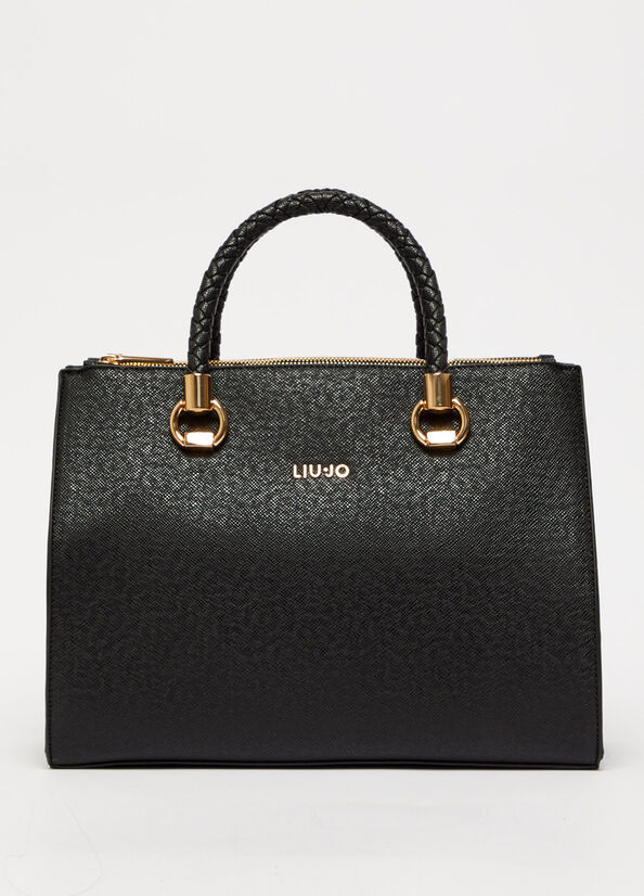 Borsa a mano con logo