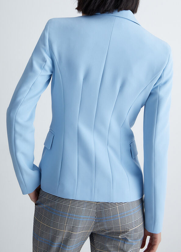 Blazer doppiopetto azzurro