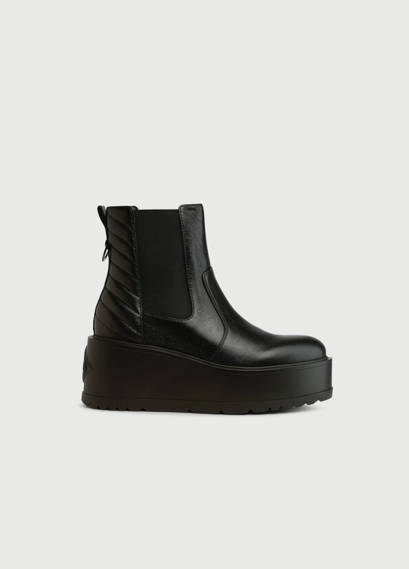 Stivaletti beatles con suola platform