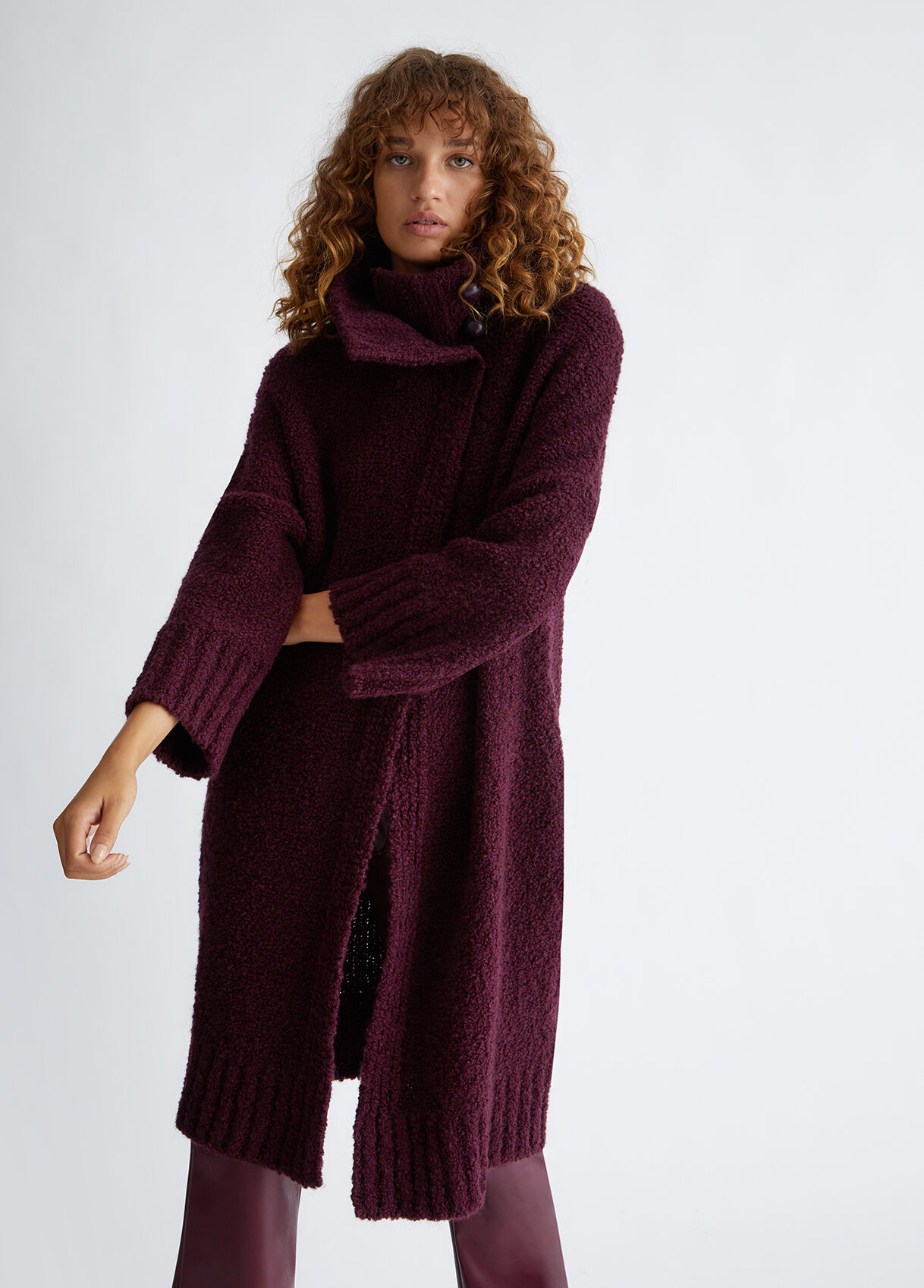 Bouclé coat