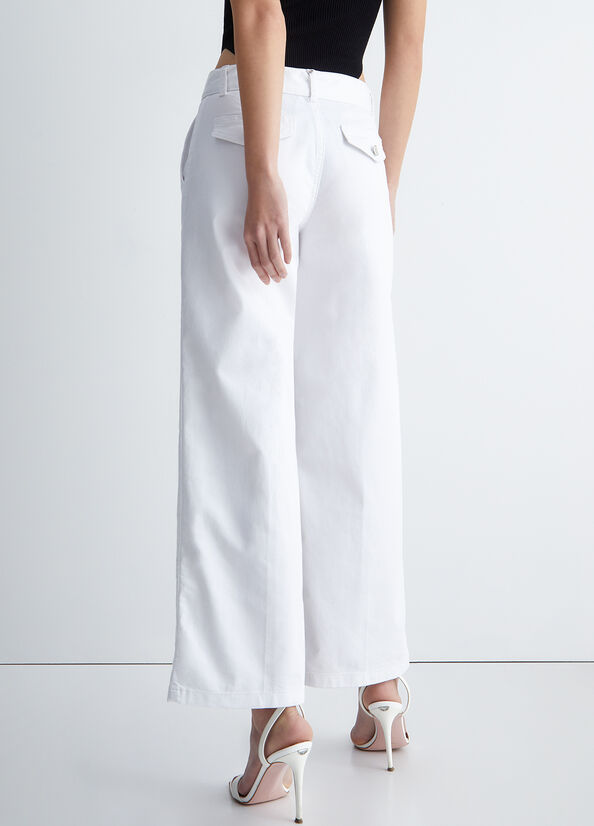 Pantaloni con fibbia gioiello