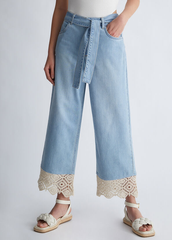 Jeans cropped ecosostenibile