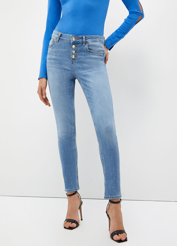 Jeans skinny bottom up