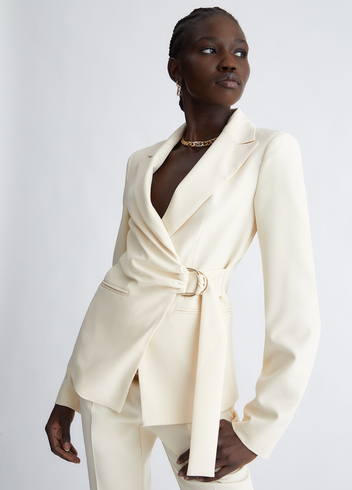 Blazer with belt