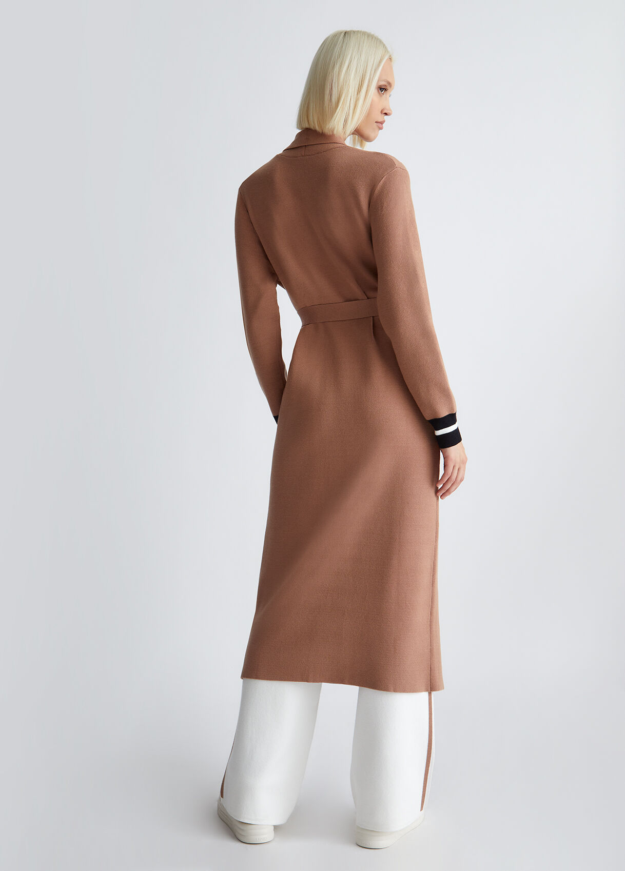 Belted cardigan